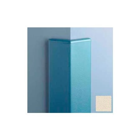 Pawling Surface Mounted Corner Guard135Deg, 3'' Wings, 12'H W/Caps, Eggshell CG-135-12-370